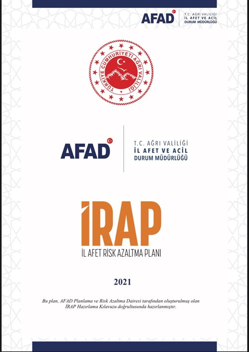 Ağrı İli 2021 Yılı AFAD İRAP Raporu Yayınlandı