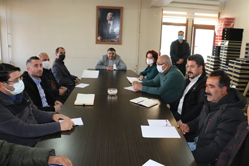 Kaymakam ve Belediye Başkan V. Sn. Alper BALCI   belediyemiz birim amirleri ile istişare toplantısı yaptı